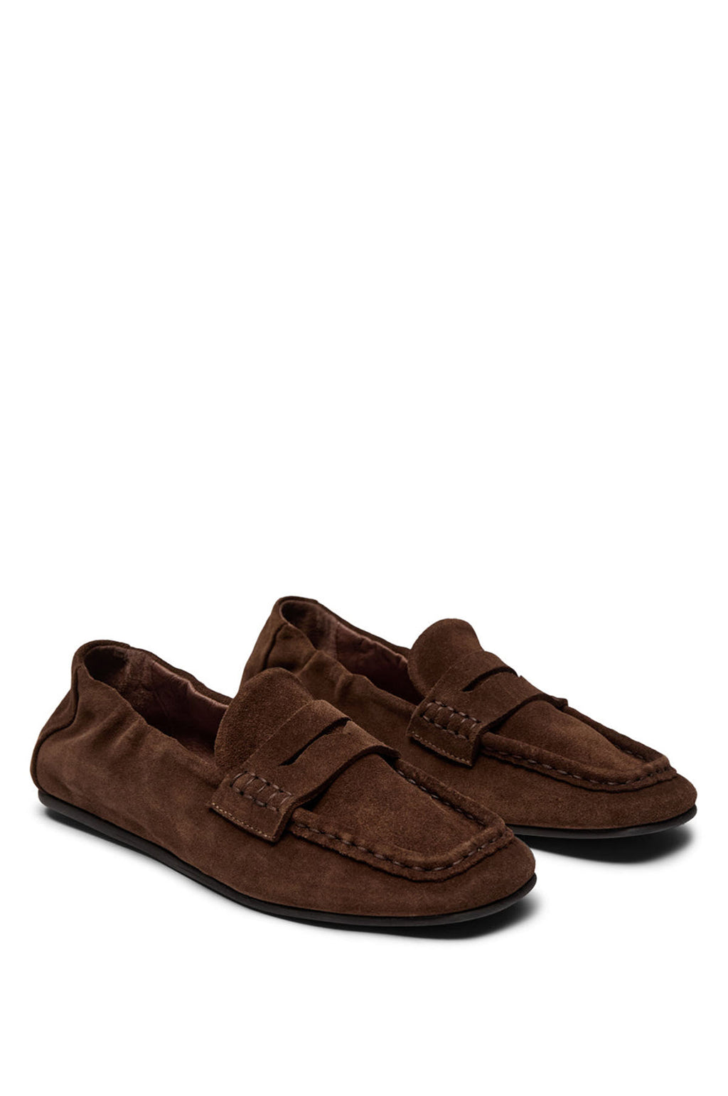 Helios Suede Loafer Brown