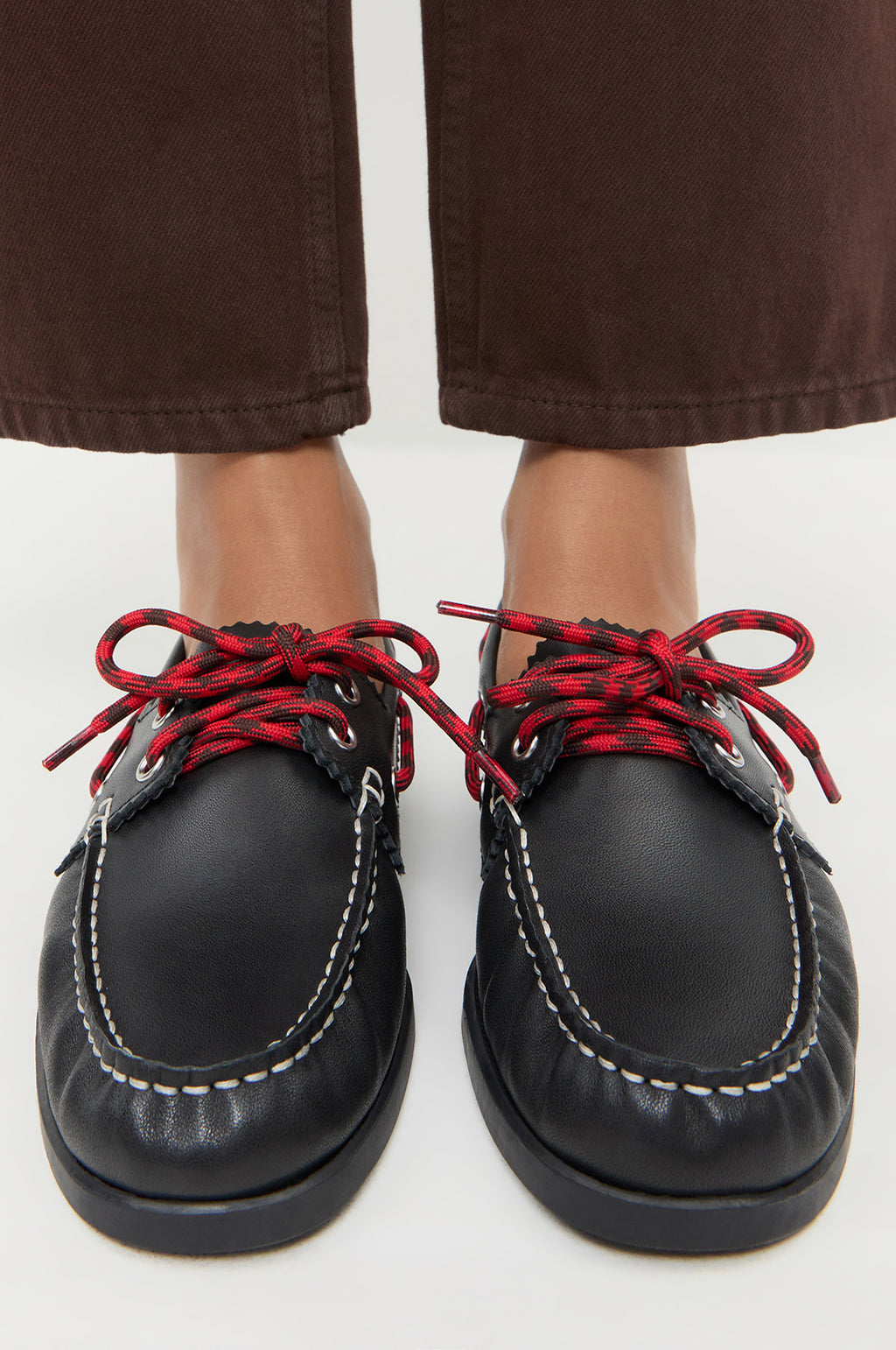 Franco Leather Boat Loafer Black