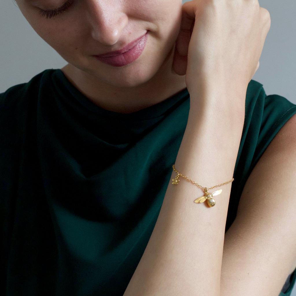 A.M. Baby Bee Bracelet Silver