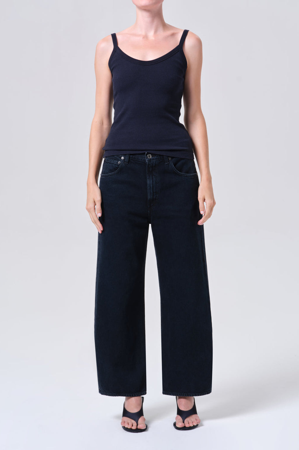 Low Curve Jean Crop Crushed