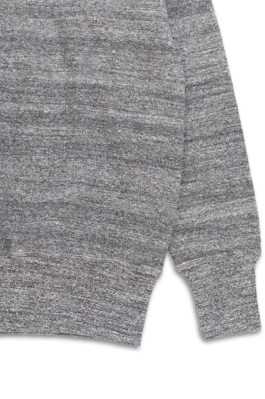Loopwheel Quarter Zip Sweatshirt Dark Grey