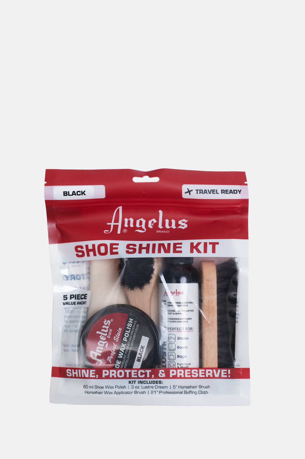 Angelus Shoe Shine Travel Kit.