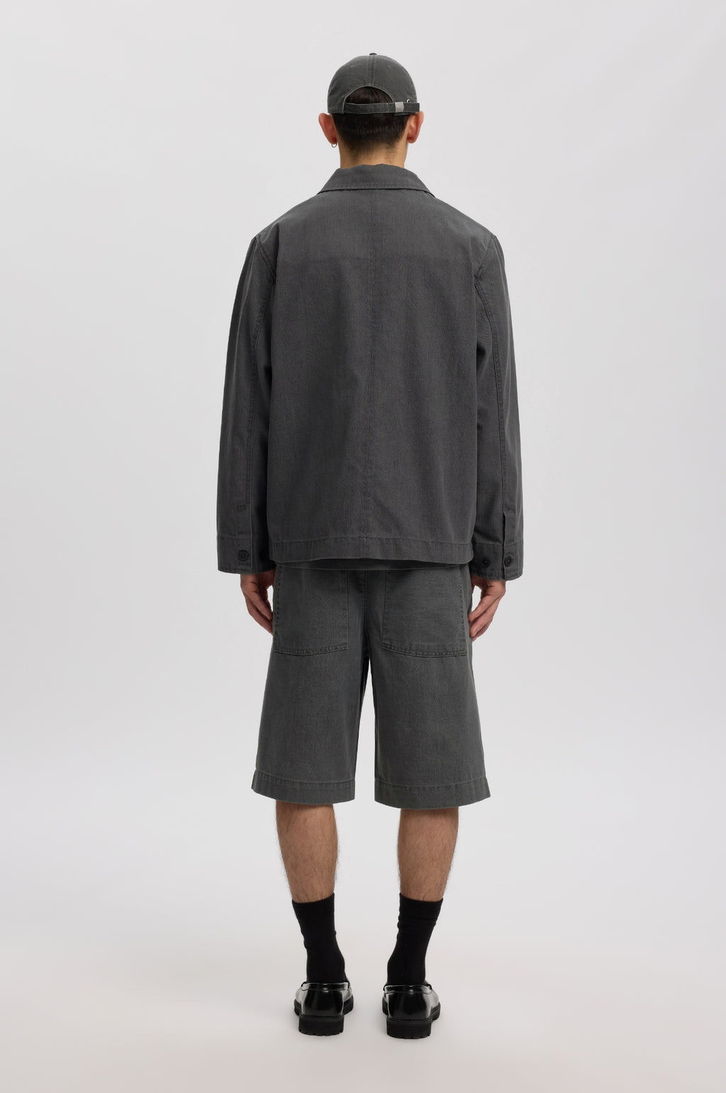 Anrfloki Selvedge Denim LG Overshirt Light Grey Denim