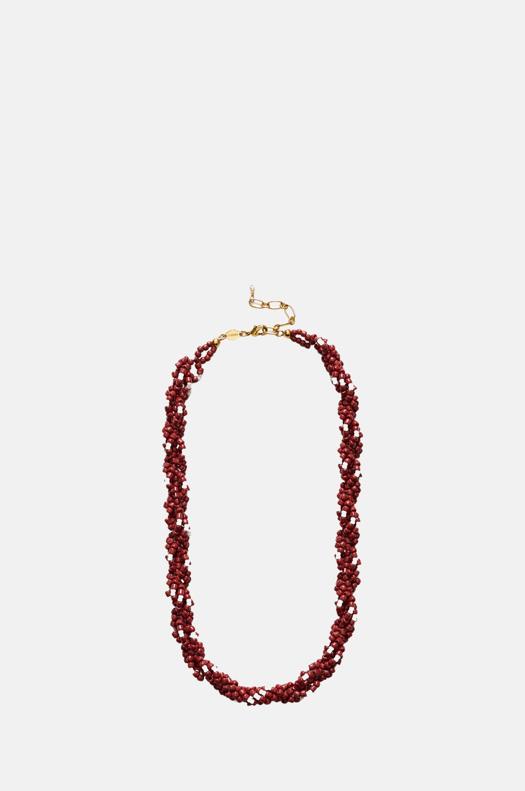 Anni Lu Deep Burgundy Rodeo Necklace.