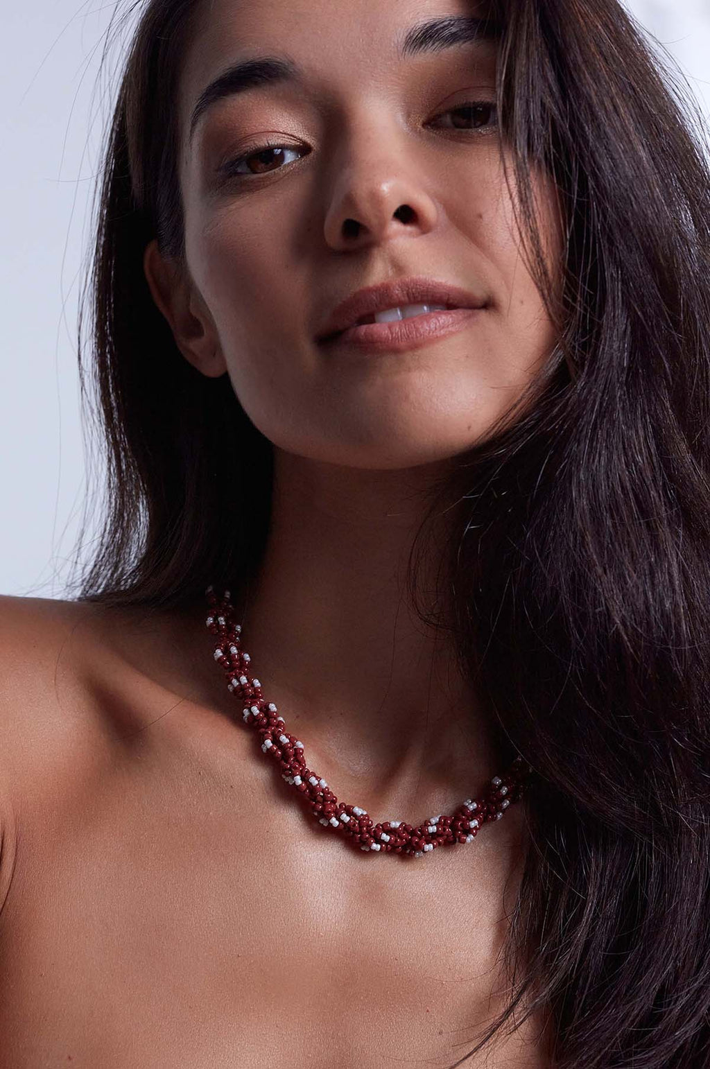 Deep Burgundy Rodeo Necklace