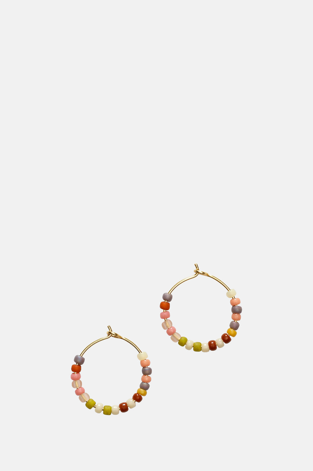 Anni Lu Echo Beach Gold Hoop Earrings.