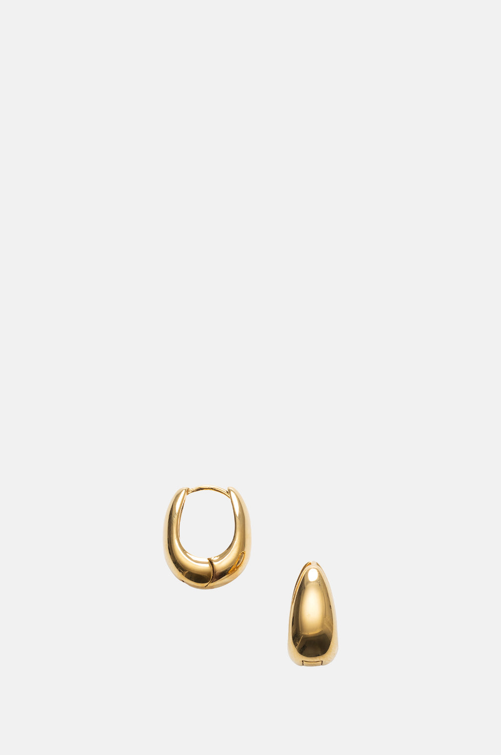 Anni Lu Golden Curve Hoop Earrings Petite.