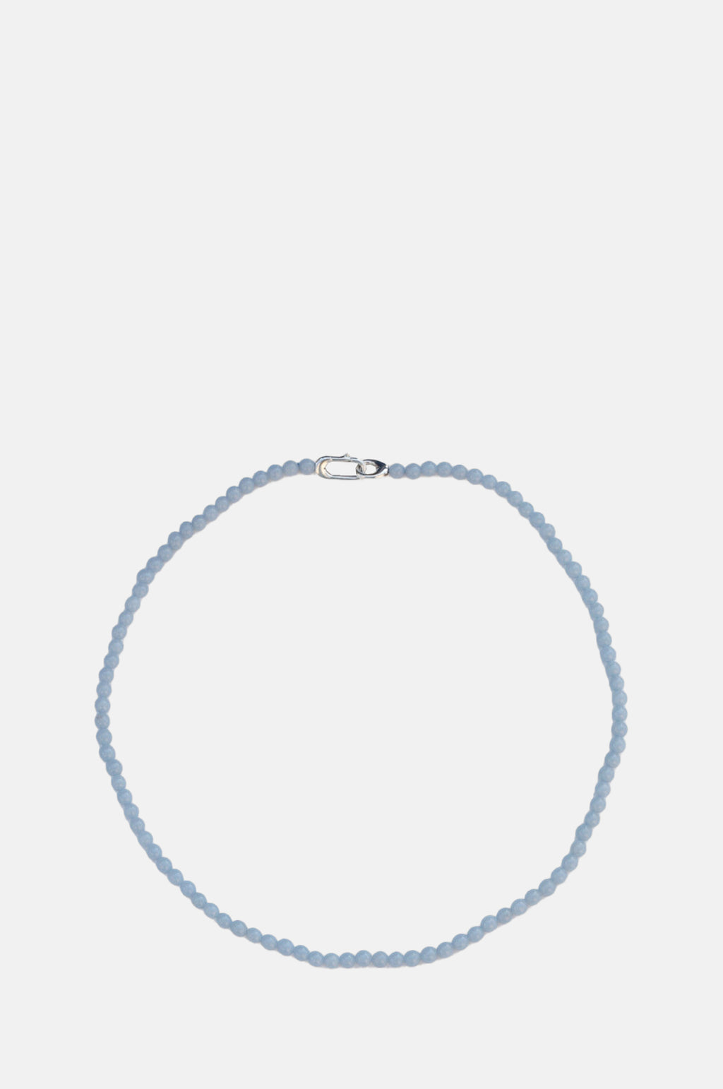Annika Inez Angelite Beaded Collar Necklace.