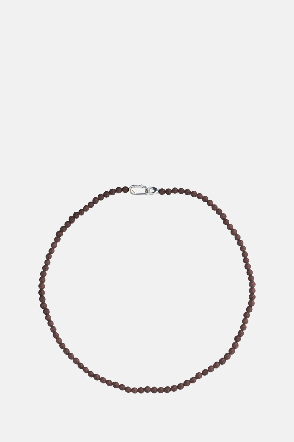 Annika Inez Garnet Beaded Collar Necklace.