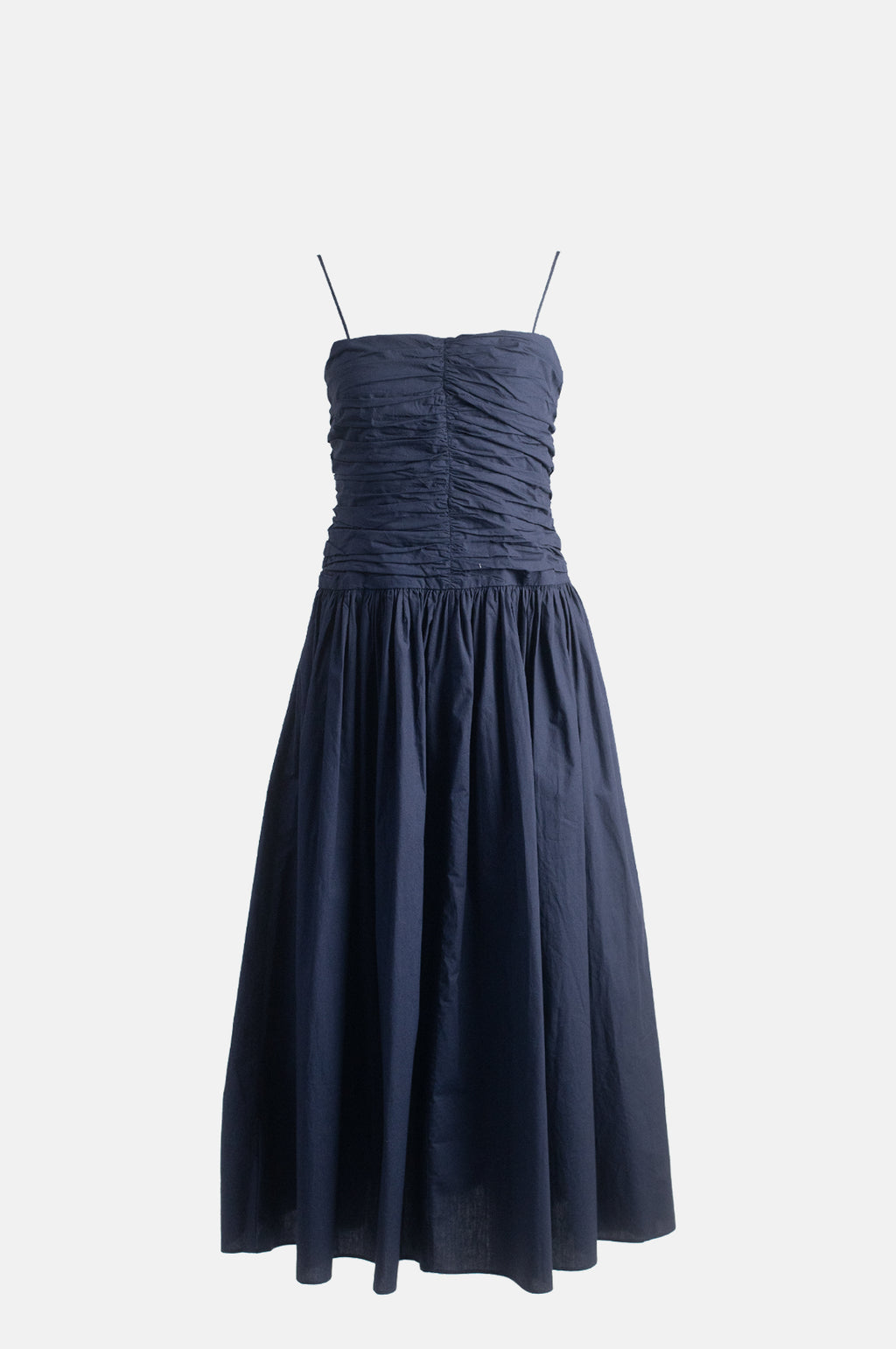 Apiece Apart Jana Ruched Bodice Maxi Midnight.