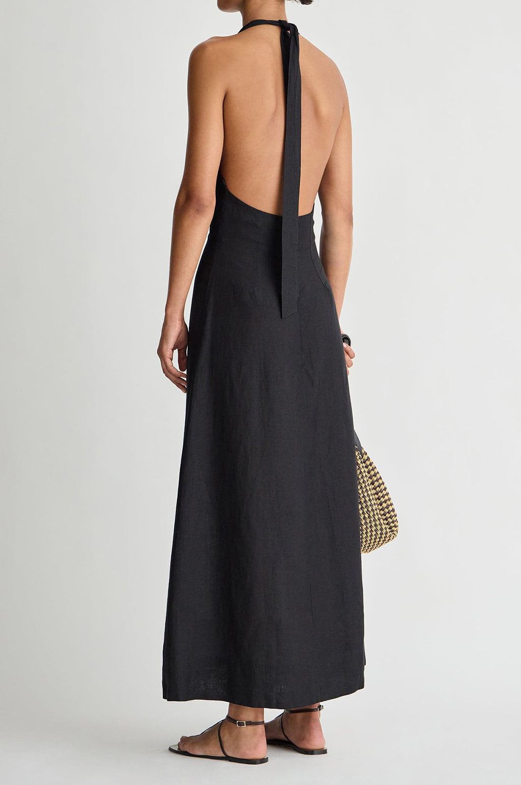 Salome Halter Maxi Black