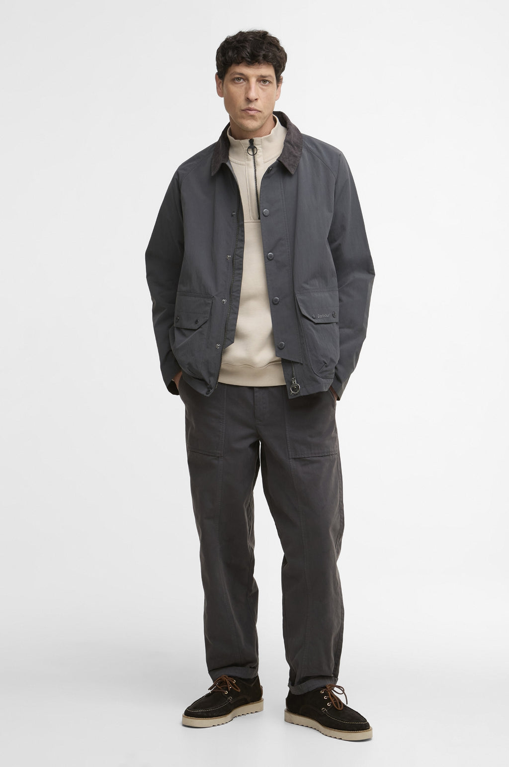 Re-Engineered Casual Chore Jacket Asphalt