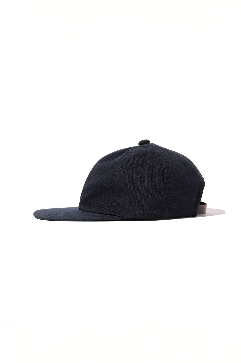 6 Panel Herringbone Cap Navy