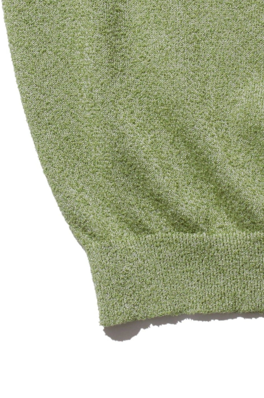 Knit Polo Cotton Boucle Olive