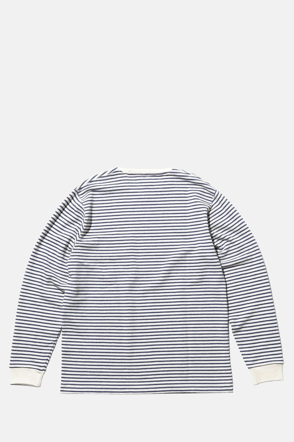 Pocket Tee Inlay Stripe Off White