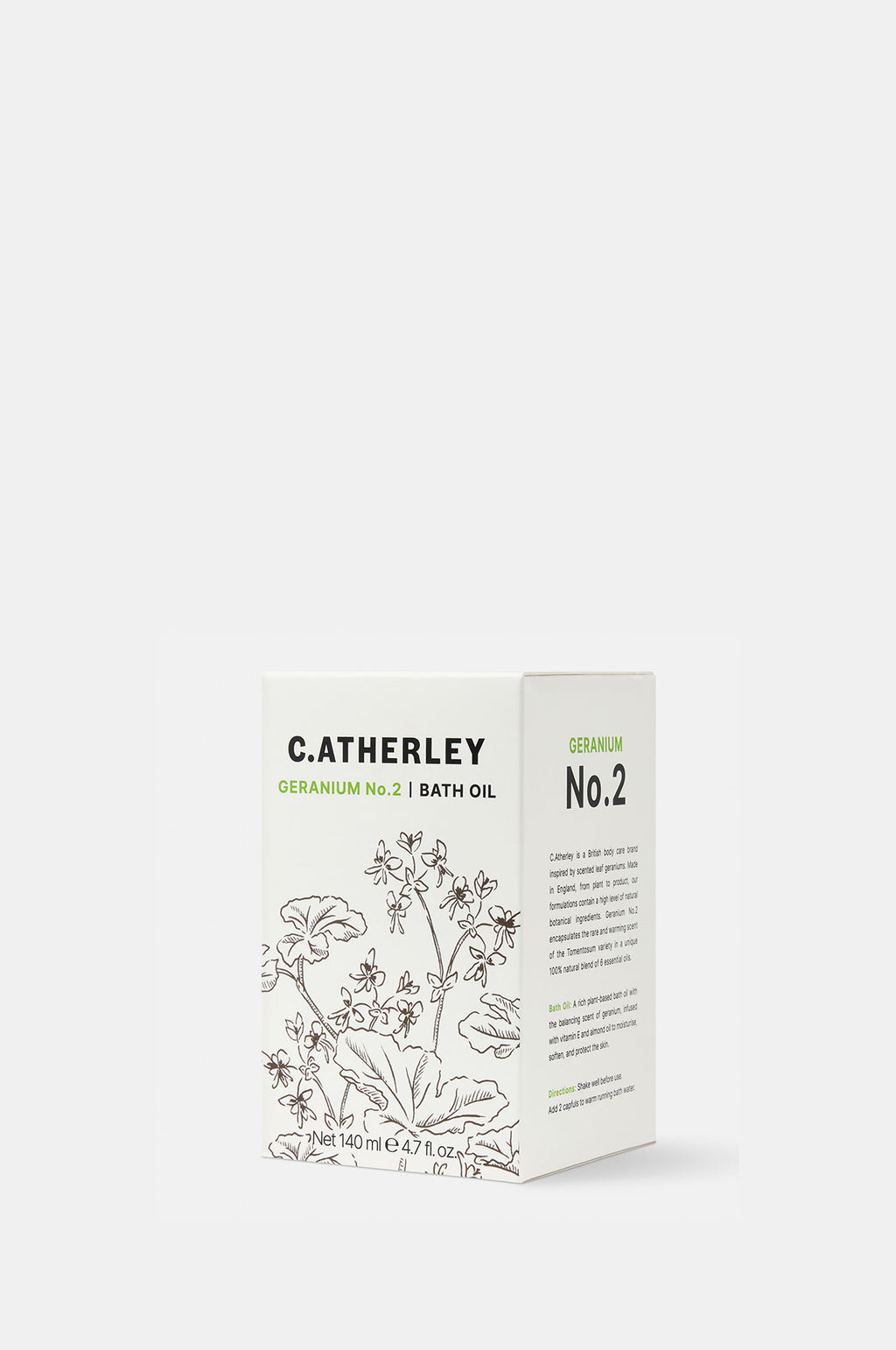 Geranium No.02 Bath Oil 140ml