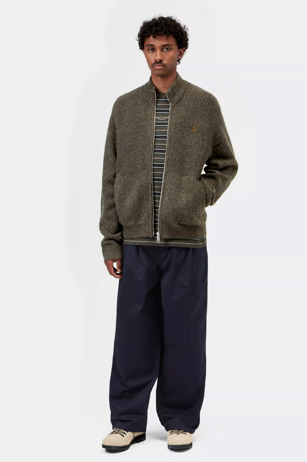 Curtis Sweater Jacket Tangled Shungite