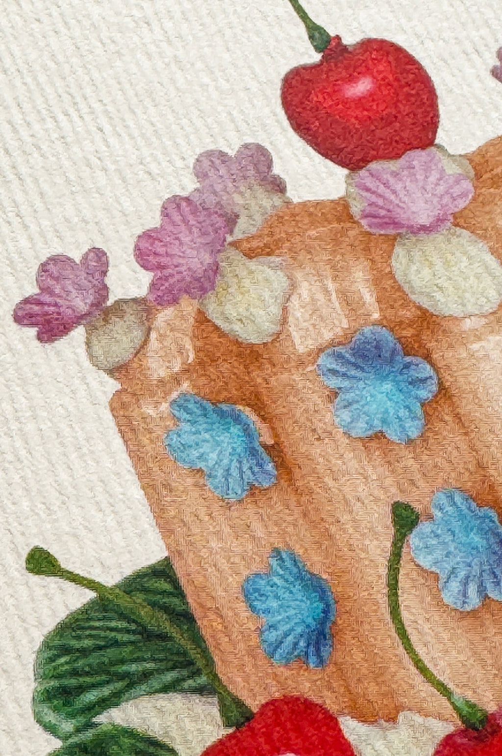 Saffron Cream Blancmange Notecard