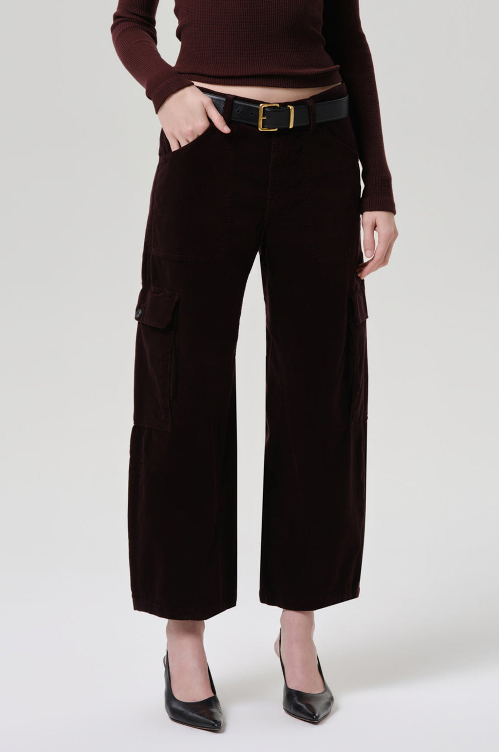Thassos Twisted Seam Utility Pant Corduroy Barrister