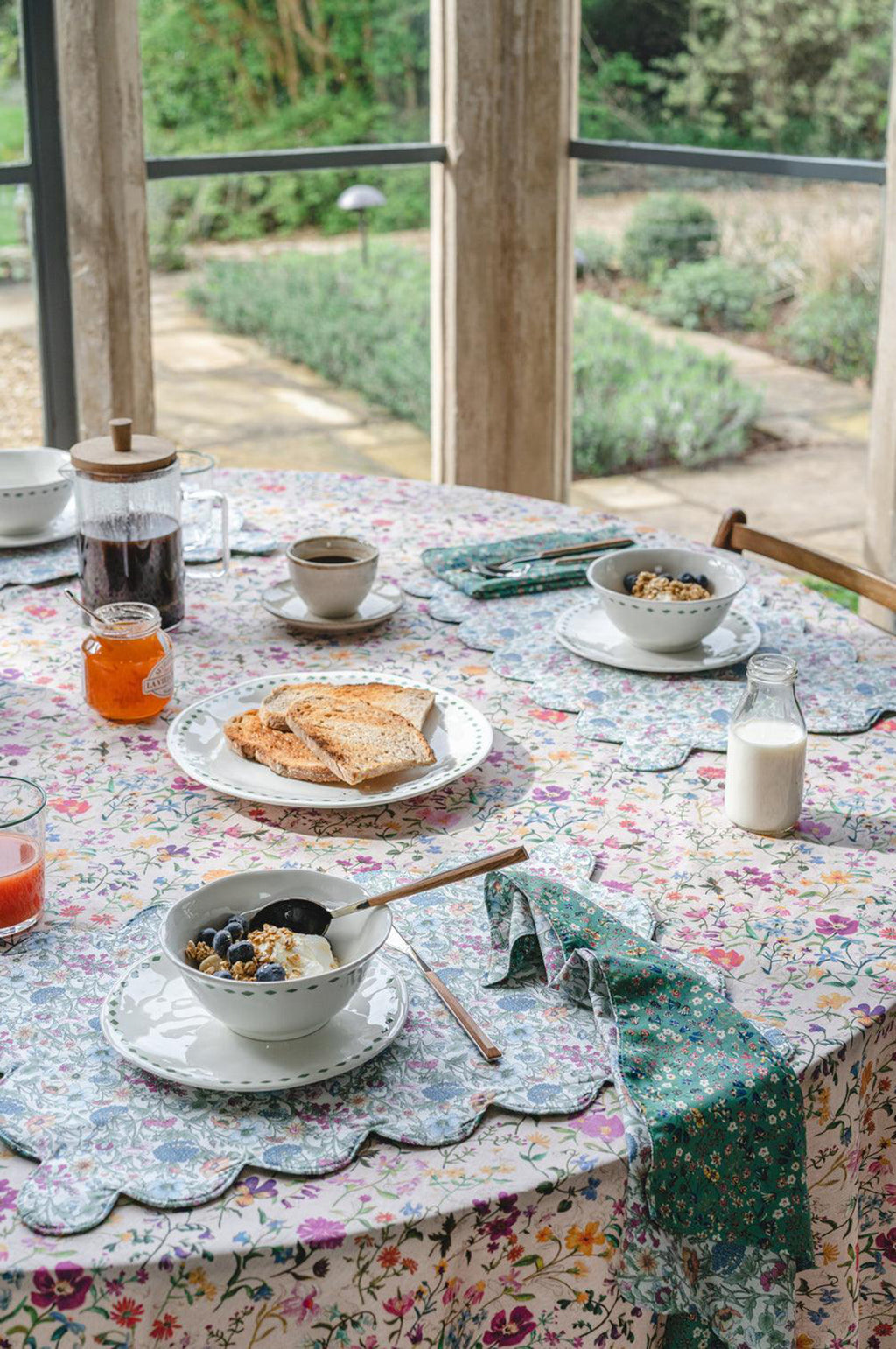 Linen Garden Tablecloth 150x250cm