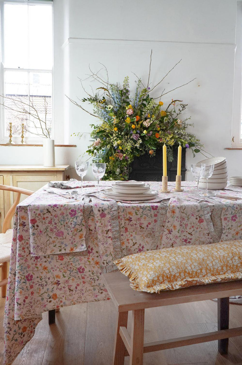 Linen Garden Tablecloth 150x250cm