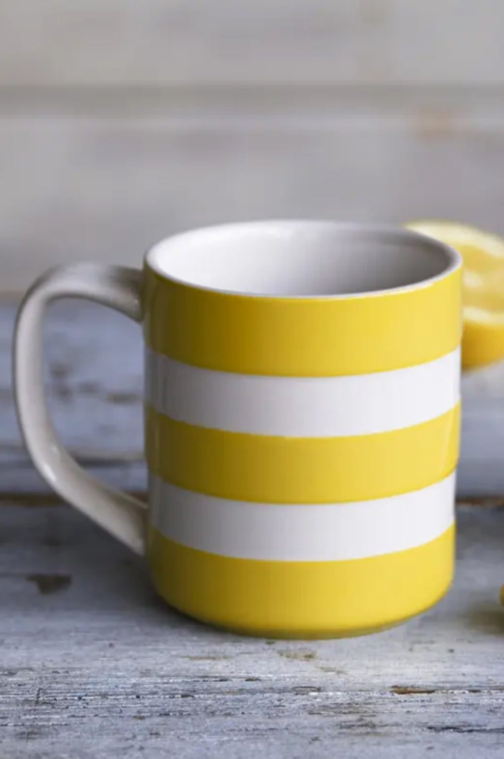 10oz Mug Cornish Yellow