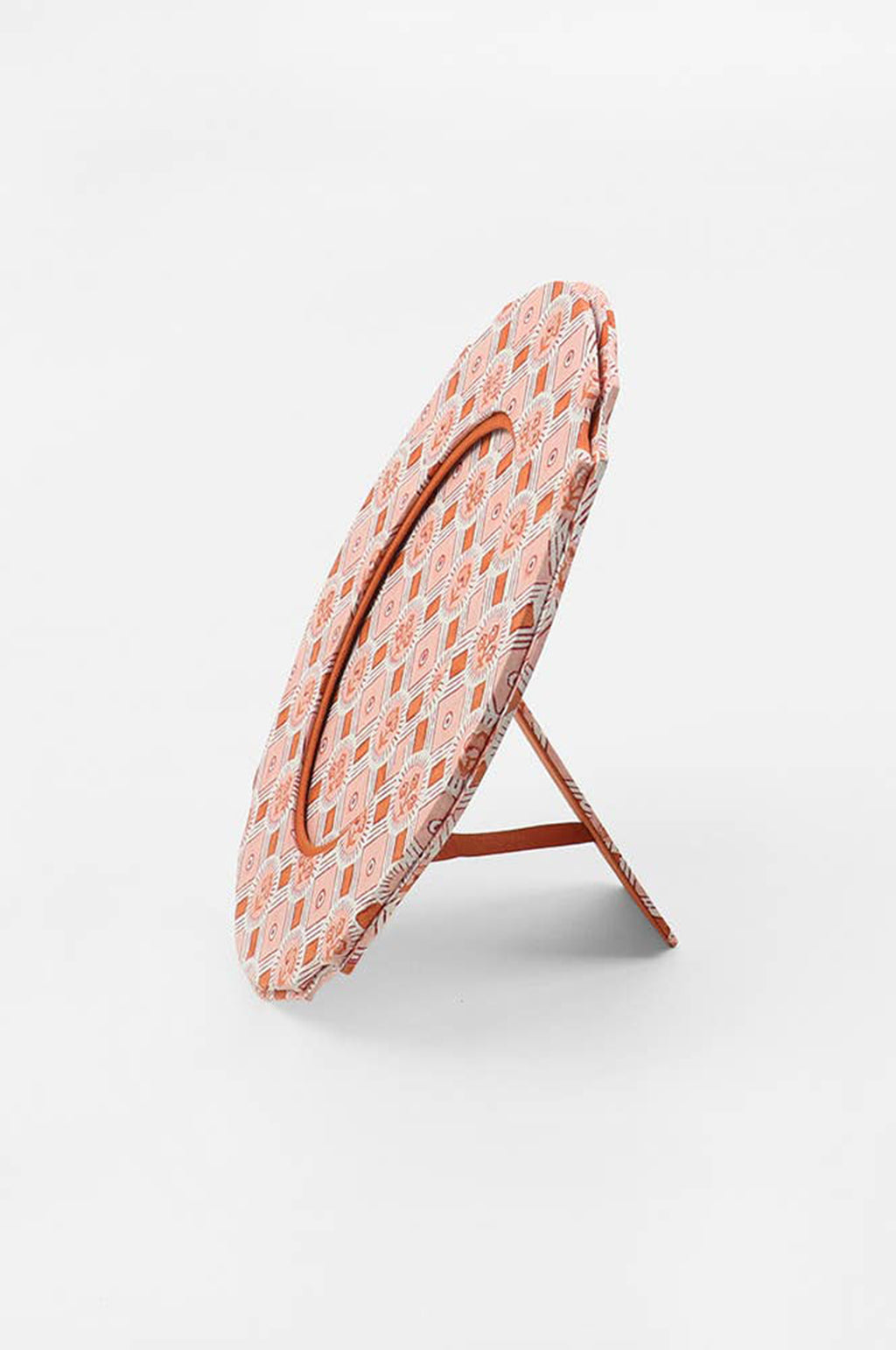 Oval Table Top Picture Frame Spring Bloom Orange