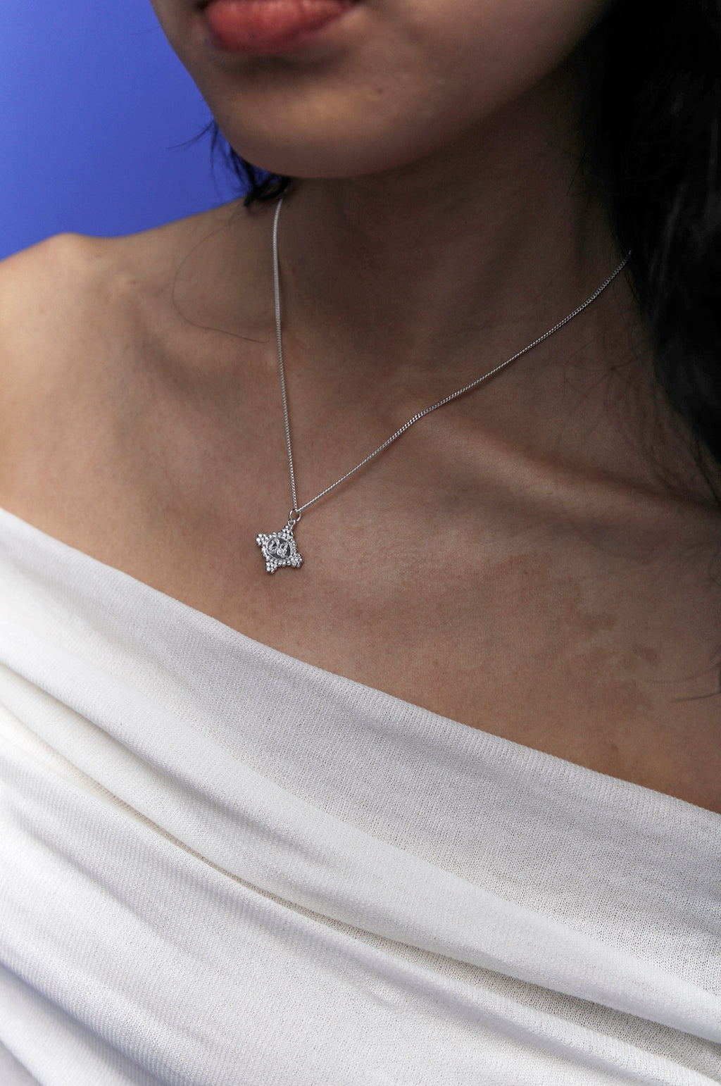 Maria Antonia 50cm Necklace Silver