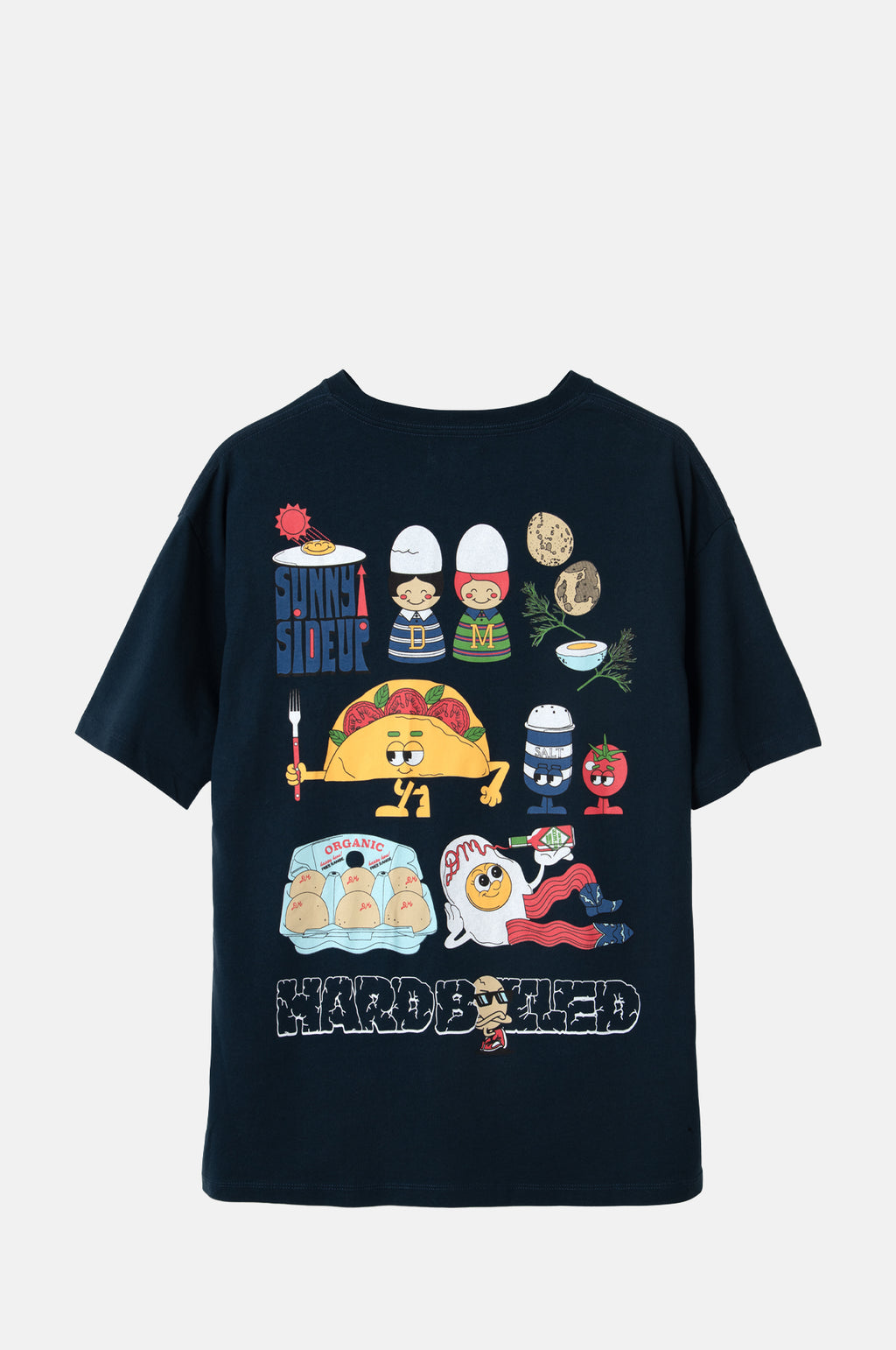 All Day Breakfast Tee Navy