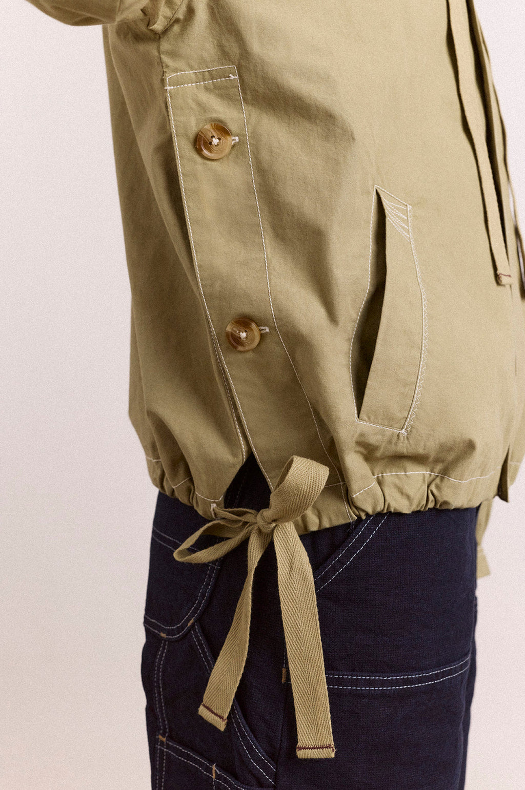 Blake Hooded Top Sage