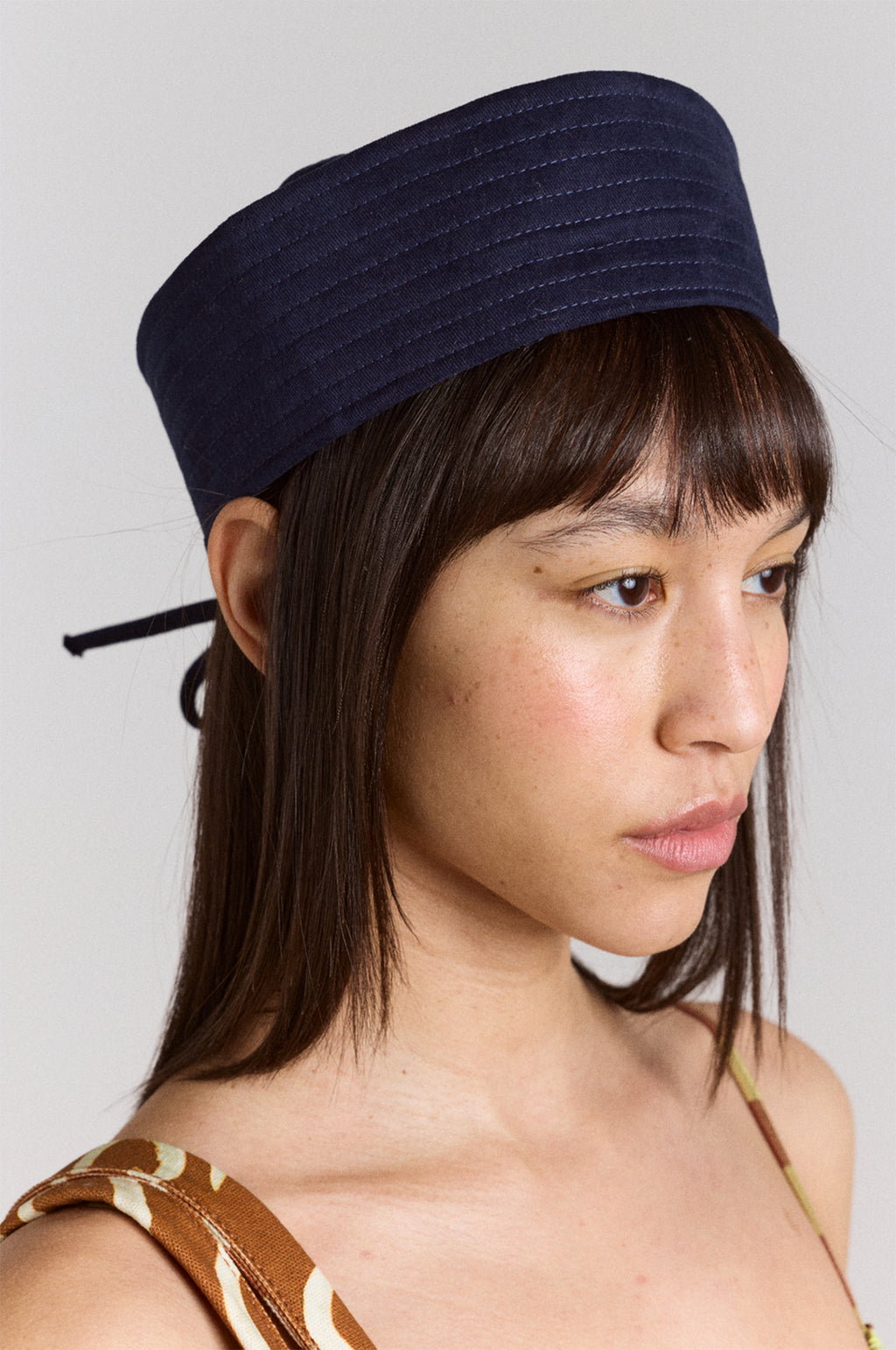 Cotton Sailor Hat Navy