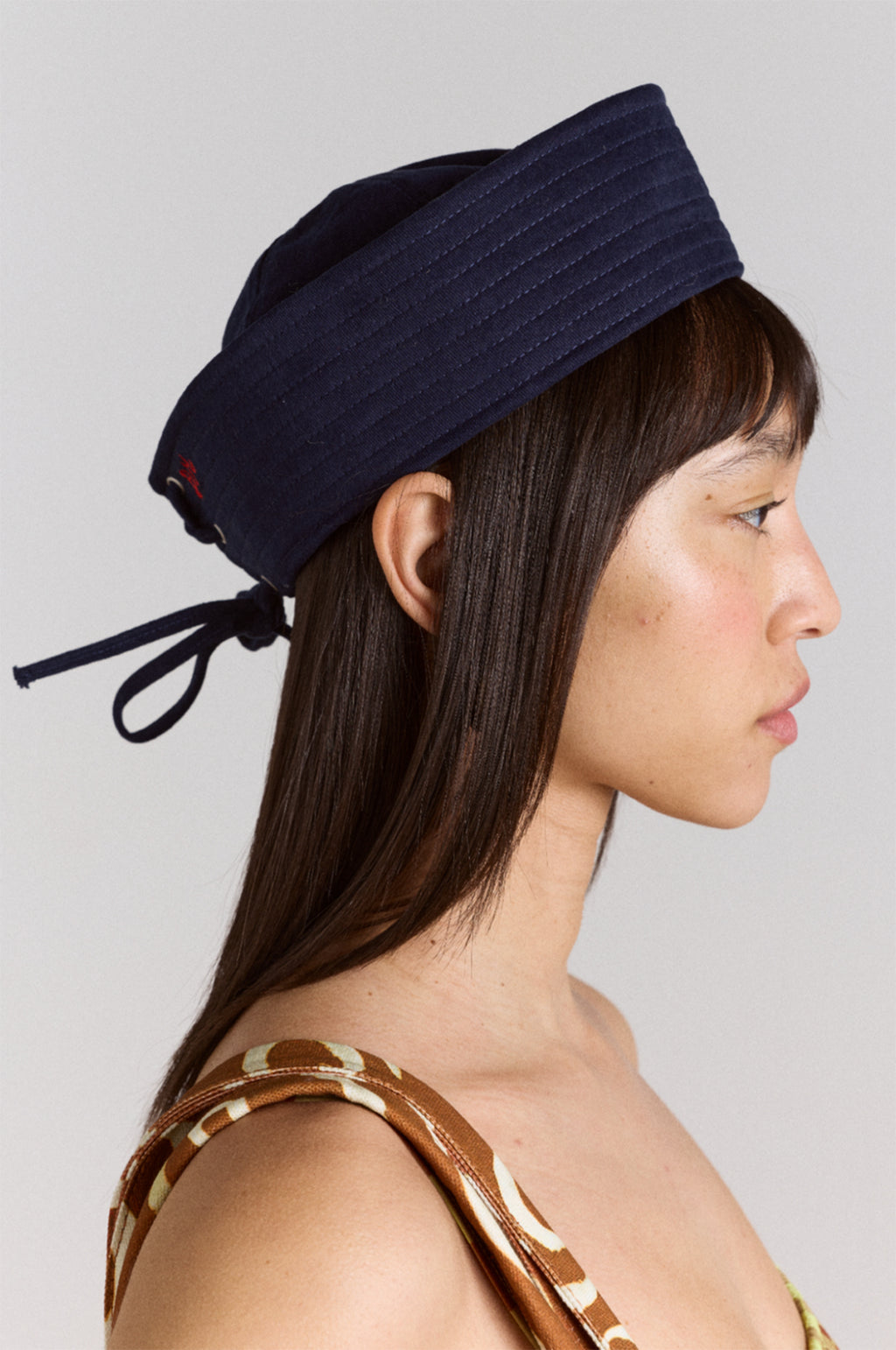 Cotton Sailor Hat Navy