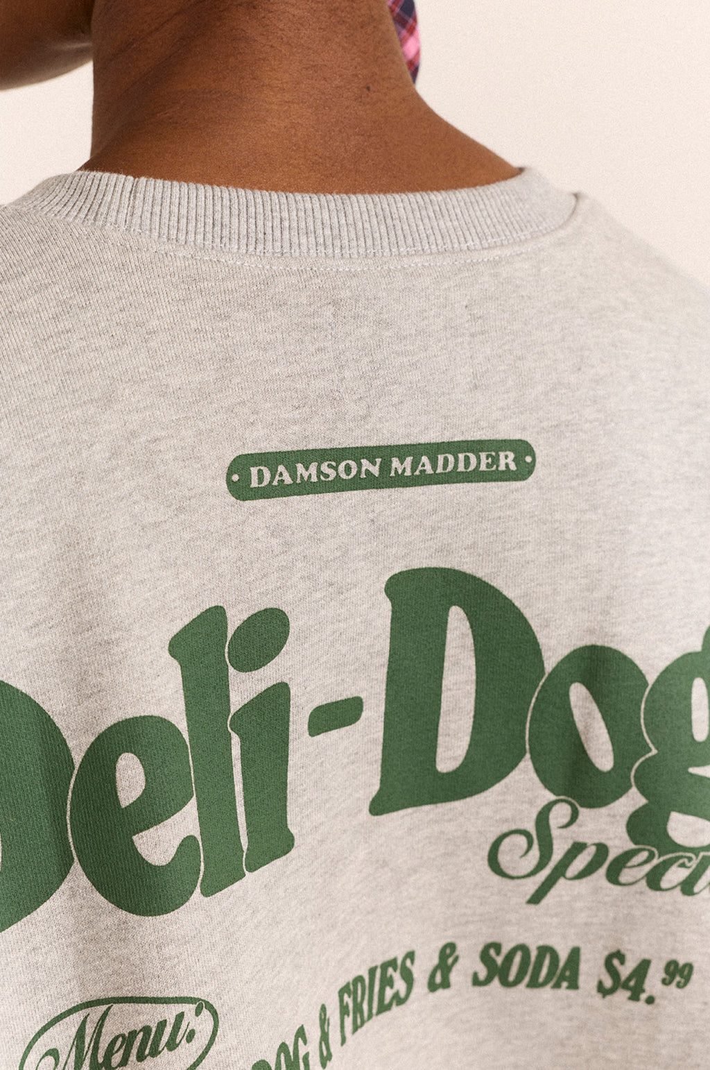 Deli Dog Sweatshirt Grey Marl