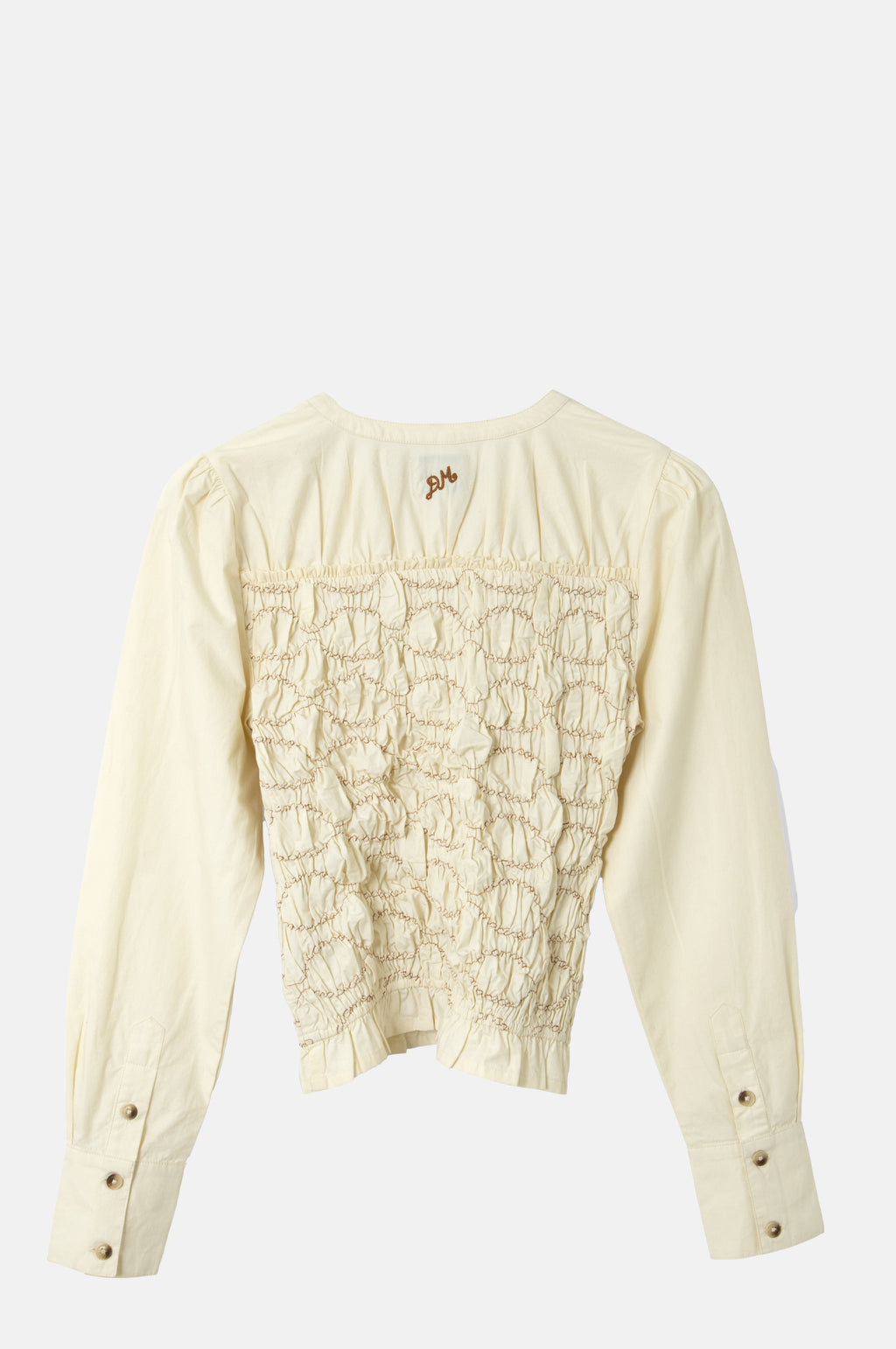 Elliana Smocked Cardi Butter