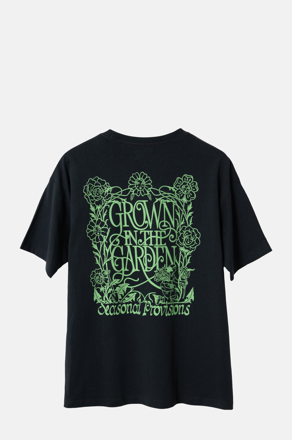 Grown In The Garden SS Tee Charcoal