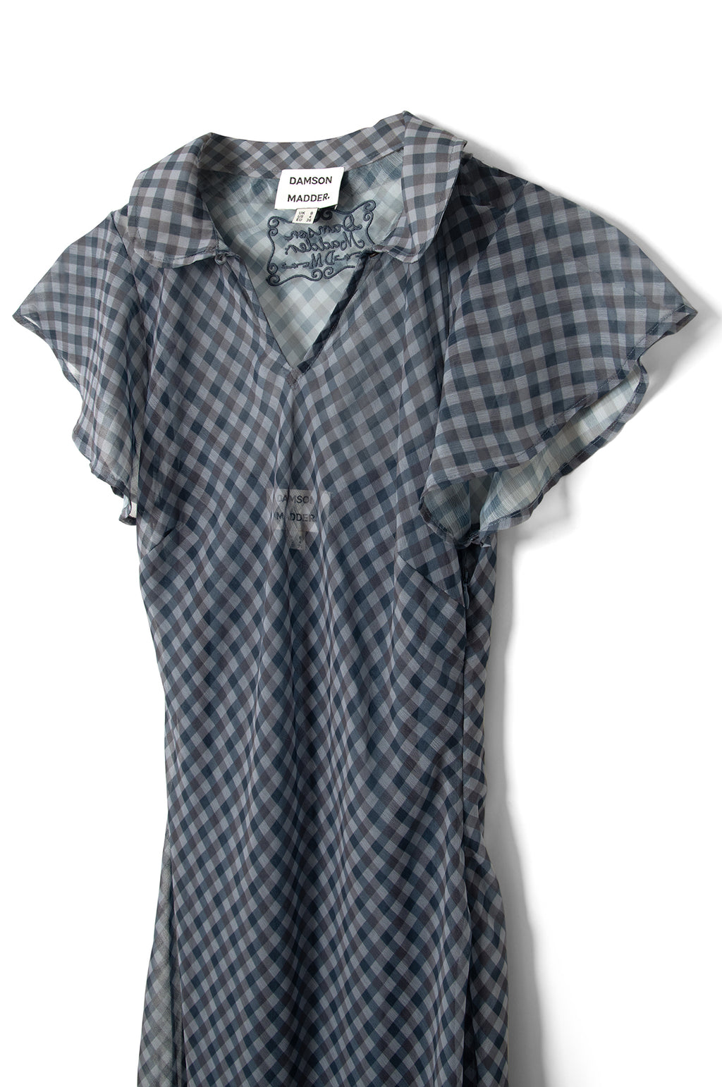 Hudson Midi Dress Sheer Willow Gingham