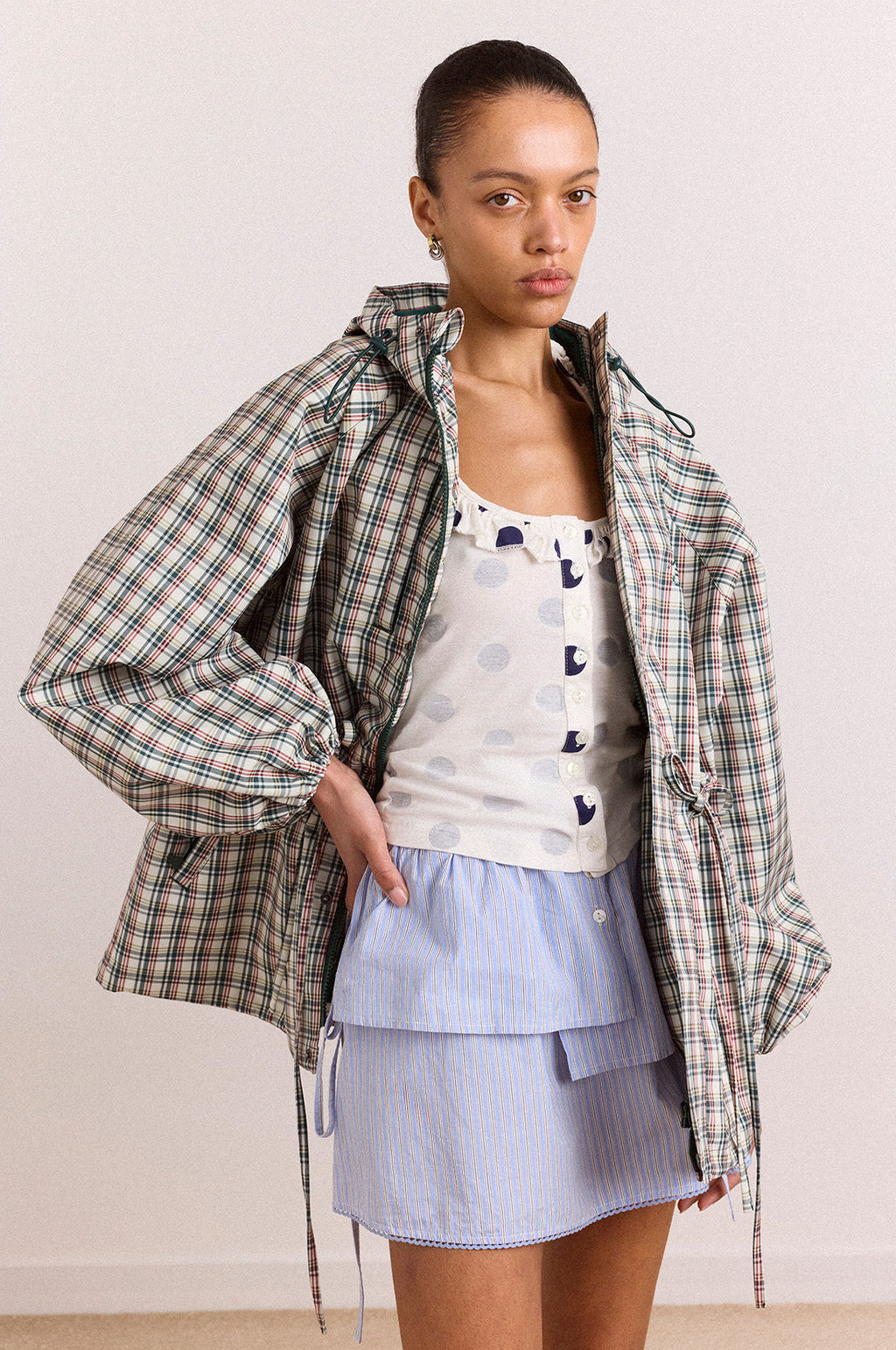 Liu Raincoat Elderberry Check