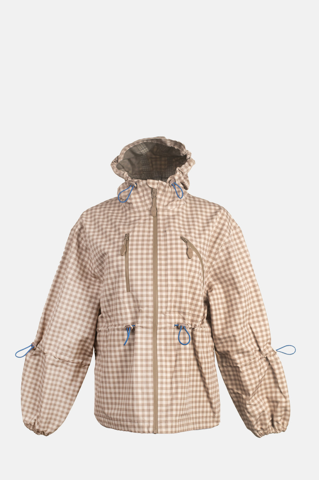 Damson Madder Matilda Raincoat Gingham Brown.