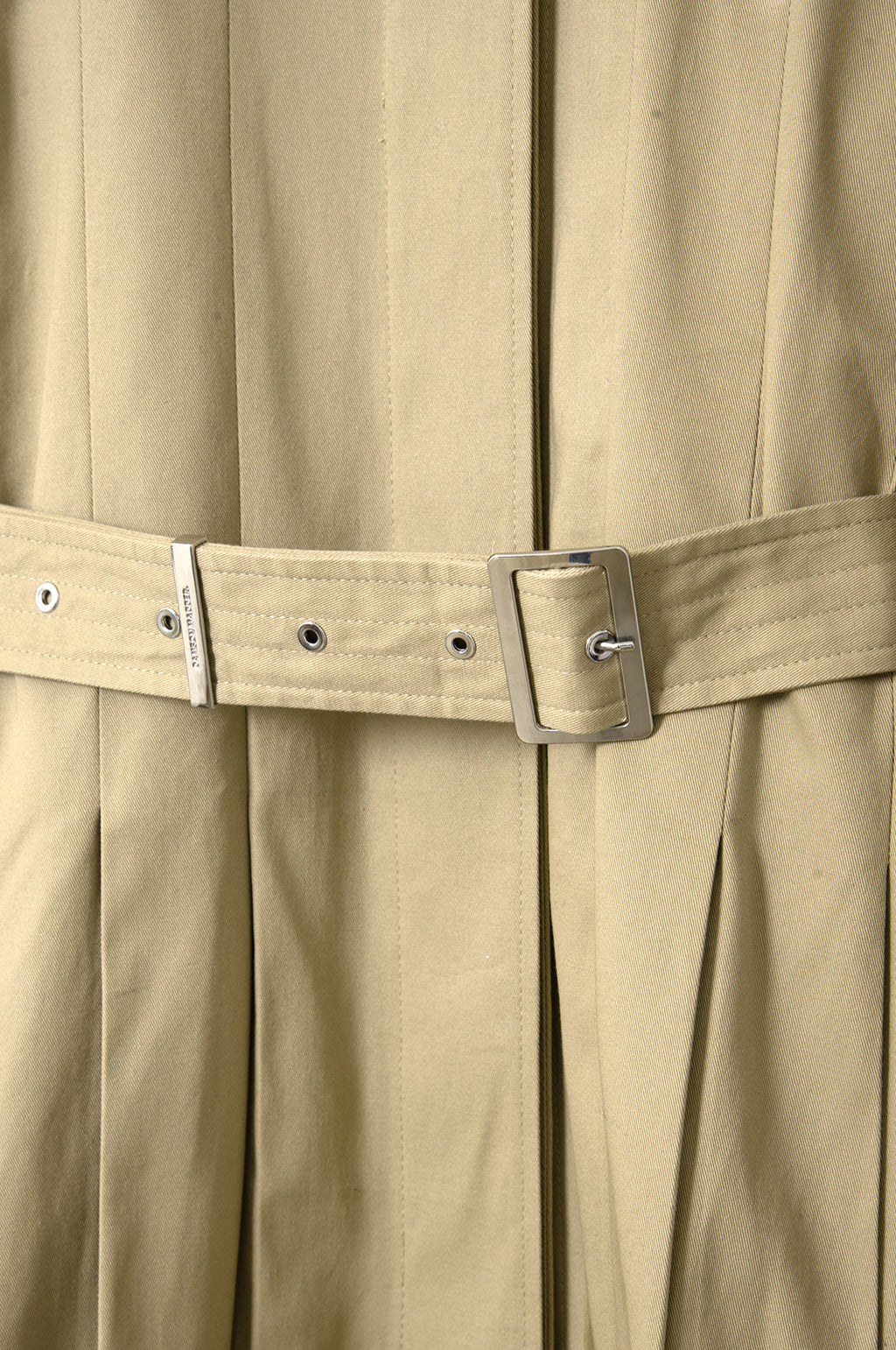 Sofia Pleated Trench Light Stone