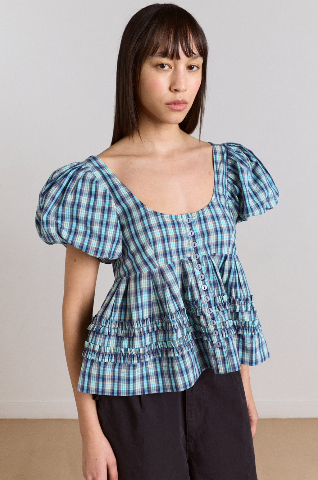 Summer Joy Blouse Tomboy Check