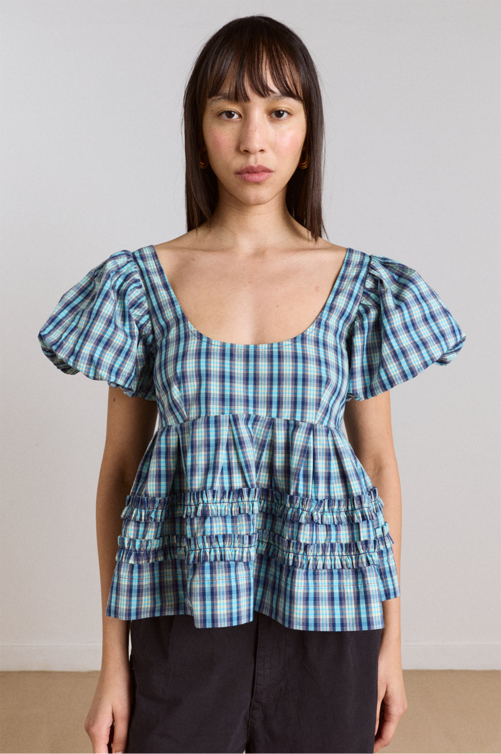 Summer Joy Blouse Tomboy Check