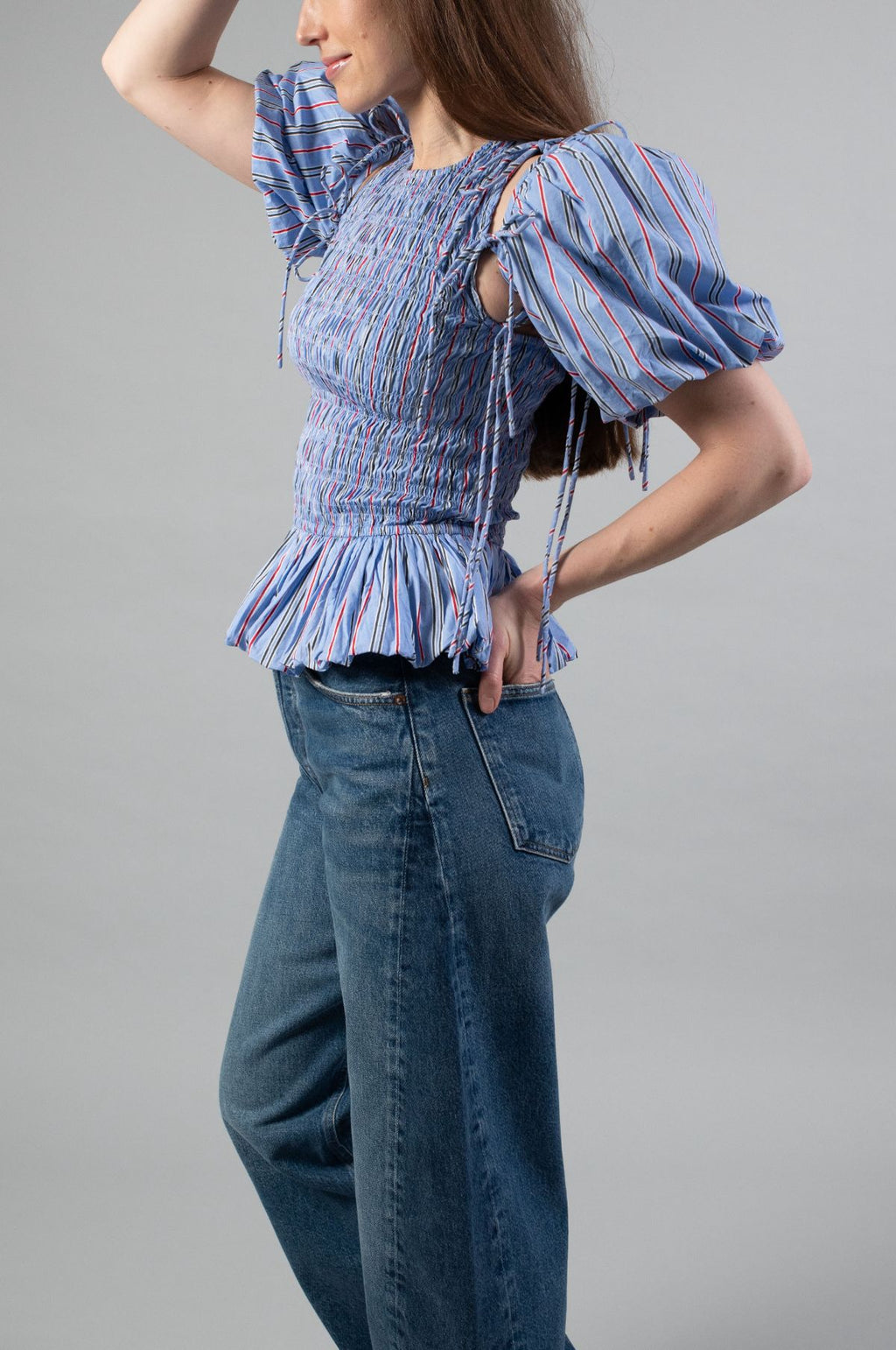 Luna Pieced Jean Split