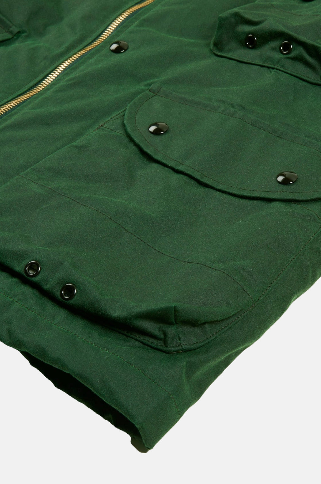 Emerald Green Waxed Coverall Jacket