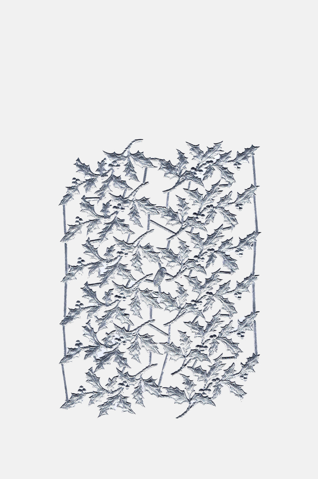 Dresden Holly Silver 2 Sheet Pack.