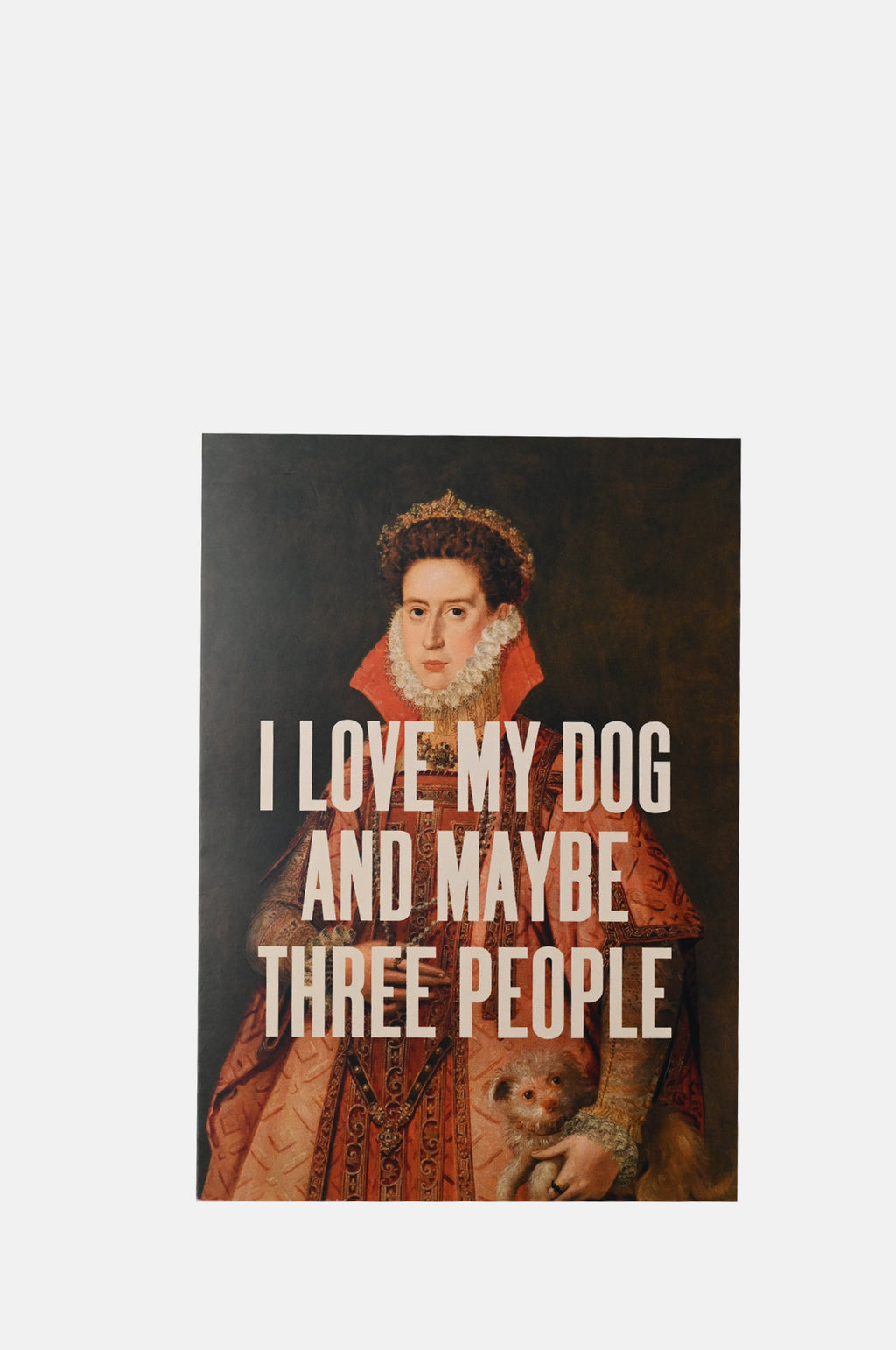 East End Prints I Love My Dog Card.