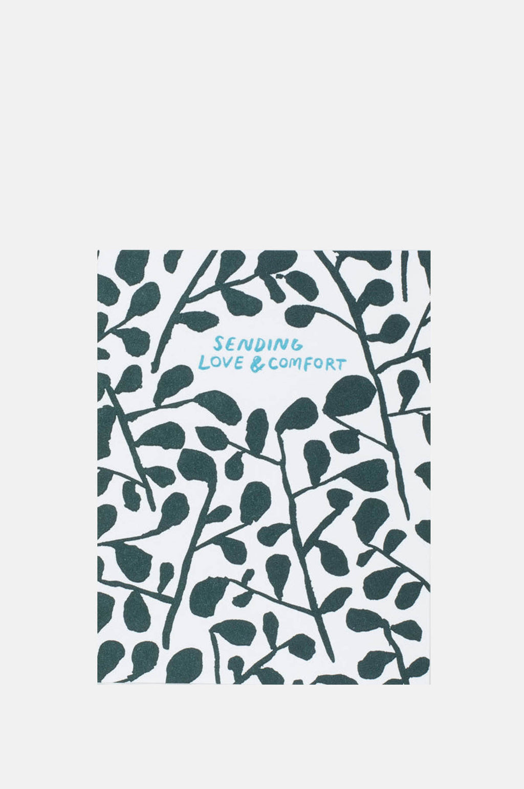 Egg Press Love and Comfort Card.