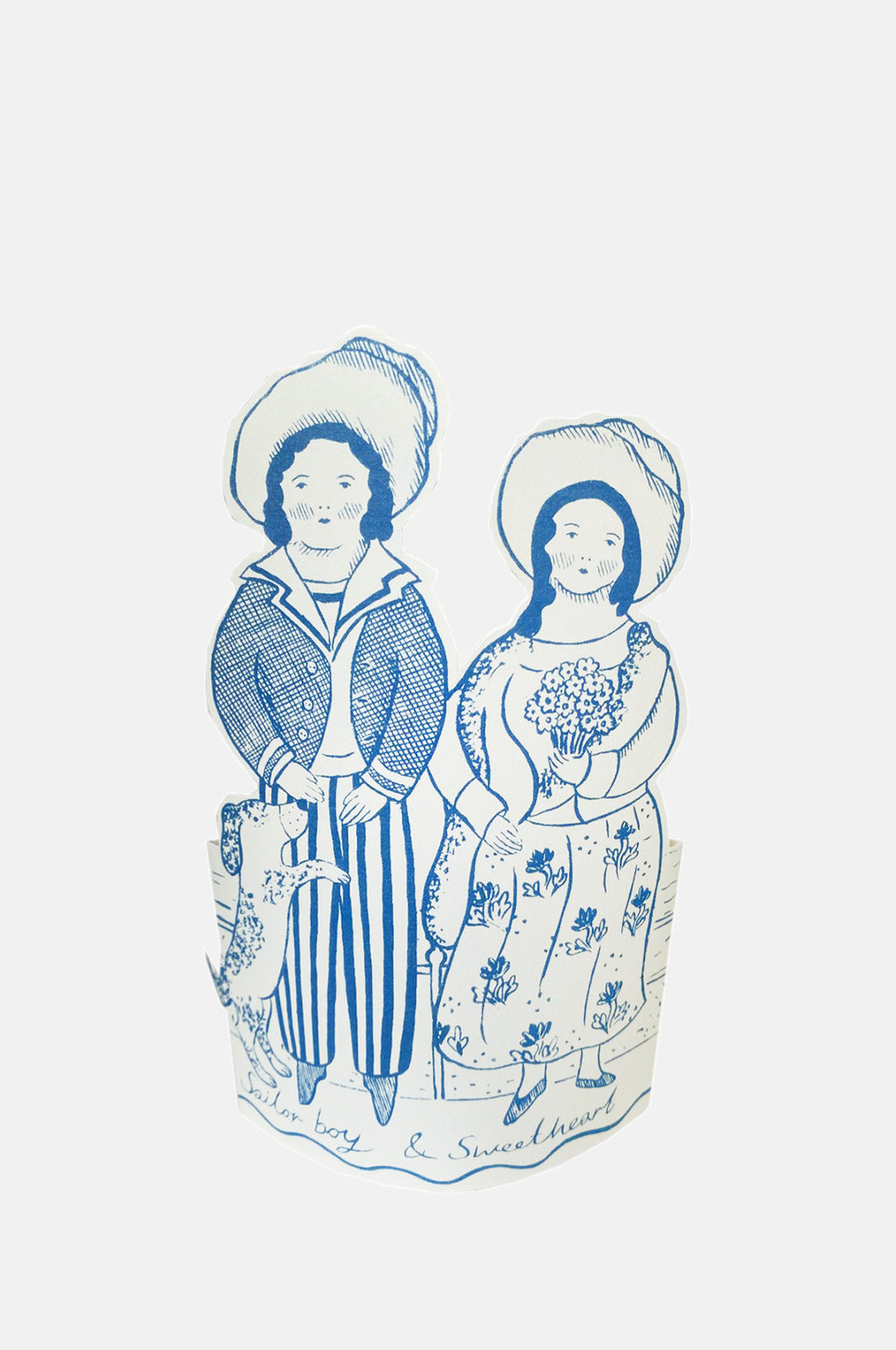 Sailor and Sweetheart Stand Up Card