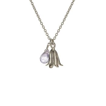 A.M. Little Bluebell Necklace Silver