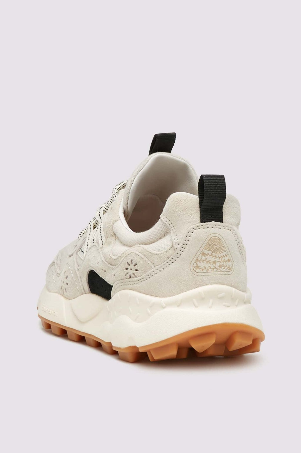 Yamano 3 Suede/Cotton Cloth Beige