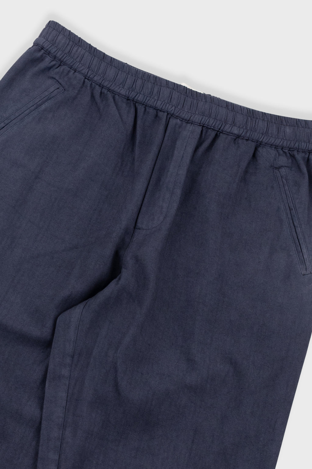 Drawcord Assembly Pant Slate Blue Herringbone